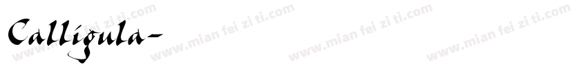 Calligula字体转换