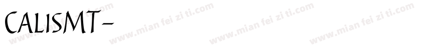 CalisMT字体转换