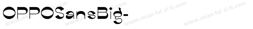 OPPOSansBig字体转换