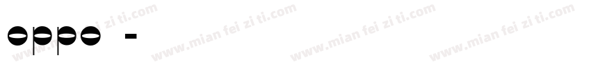 oppo可变字体转换