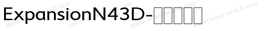 ExpansionN43D字体转换