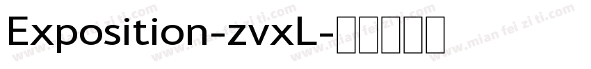 Exposition-zvxL字体转换