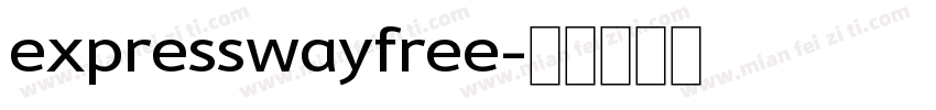 expresswayfree字体转换