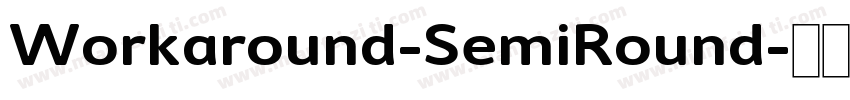 Workaround-SemiRound字体转换