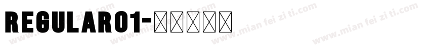 Regular01字体转换