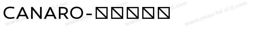 CANARO字体转换