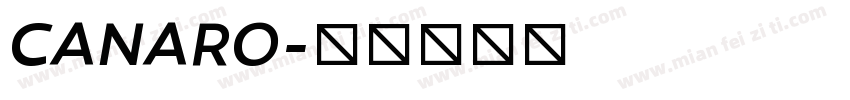 CANARO字体转换