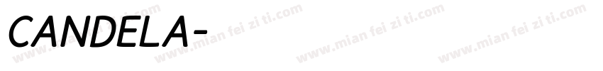 CANDELA字体转换