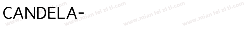 CANDELA字体转换