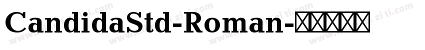 CandidaStd-Roman字体转换