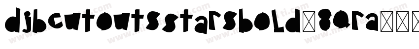 DjbCutoutsStarsBold-8qrA字体转换