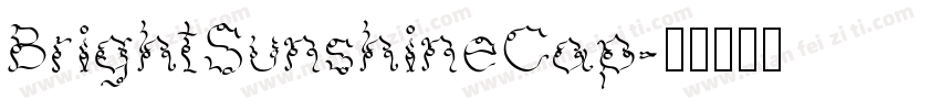 BrightSunshineCap字体转换
