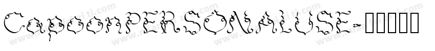CapoonPERSONALUSE字体转换