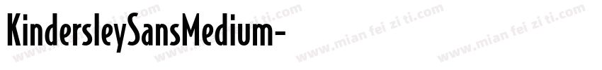 KindersleySansMedium字体转换