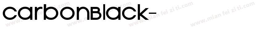 CarbonBlack字体转换