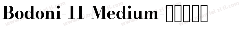 Bodoni-11-Medium字体转换