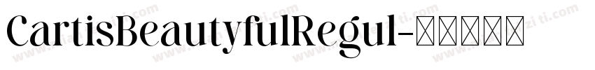 CartisBeautyfulRegul字体转换