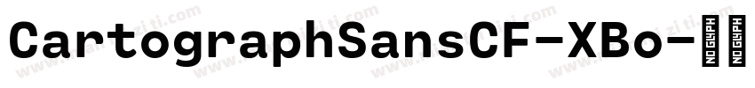 CartographSansCF-XBo字体转换