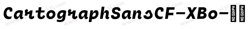 CartographSansCF-XBo字体转换