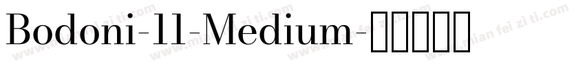 Bodoni-11-Medium字体转换