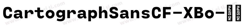 CartographSansCF-XBo字体转换