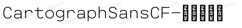 CartographSansCF字体转换