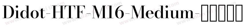 Didot-HTF-M16-Medium字体转换