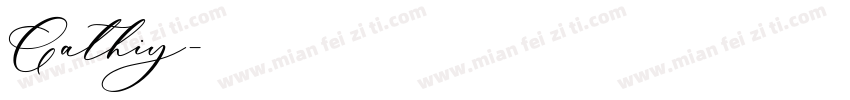 Cathiy字体转换