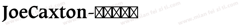 JoeCaxton字体转换