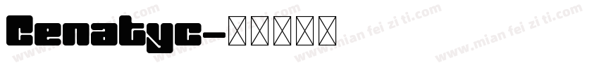 Cenatyc字体转换