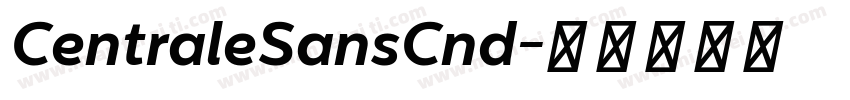 CentraleSansCnd字体转换
