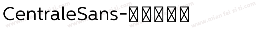 CentraleSans字体转换