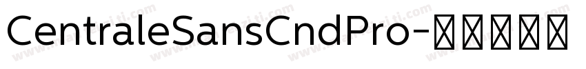 CentraleSansCndPro字体转换