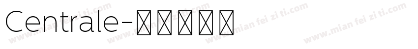 Centrale字体转换