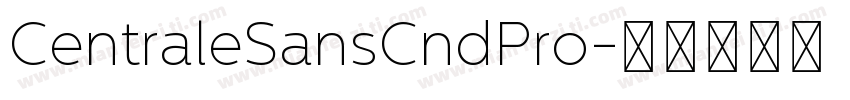CentraleSansCndPro字体转换