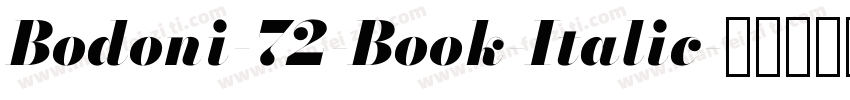 Bodoni-72-Book-Italic字体转换