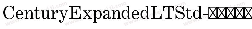 CenturyExpandedLTStd字体转换