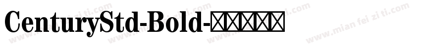 CenturyStd-Bold字体转换