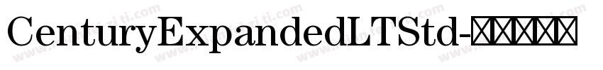 CenturyExpandedLTStd字体转换