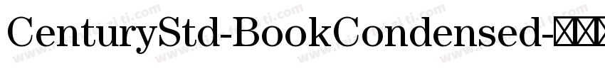 CenturyStd-BookCondensed字体转换