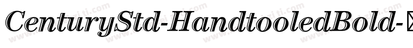 CenturyStd-HandtooledBold字体转换