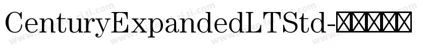 CenturyExpandedLTStd字体转换