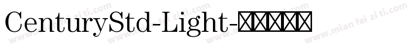 CenturyStd-Light字体转换