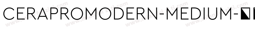 CERAPROMODERN-MEDIUM字体转换