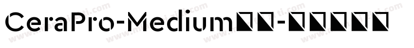 CeraPro-Medium下载字体转换