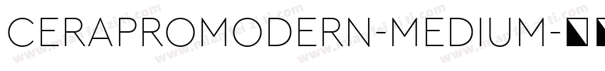 CERAPROMODERN-MEDIUM字体转换
