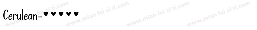 Cerulean字体转换