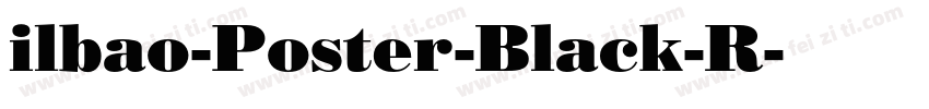 ilbao-Poster-Black-R字体转换