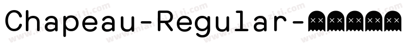 Chapeau-Regular字体转换
