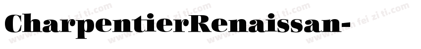 CharpentierRenaissan字体转换